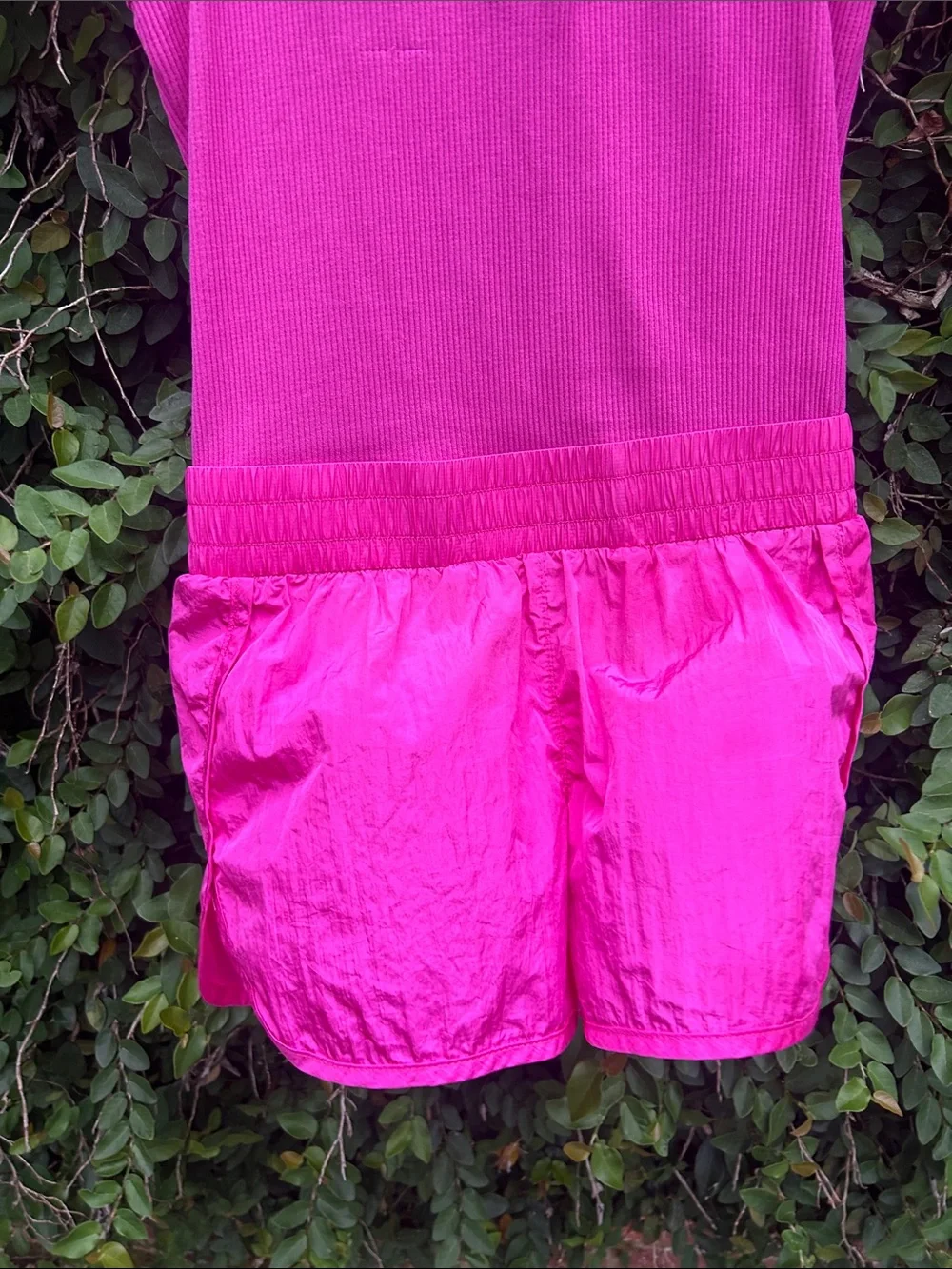 Tractr Bright Pink Girls Matching Tank & Skirt Set